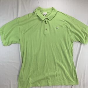Lacoste Polo Shirt Mens Size 7 Green Classic Fit Short Sleeve Golf Tennis Gator
